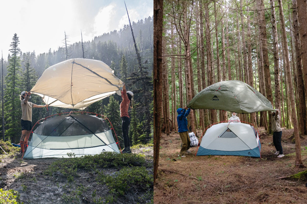 Test i porównanie namiotów MSR Hubba Hubba LT & HD