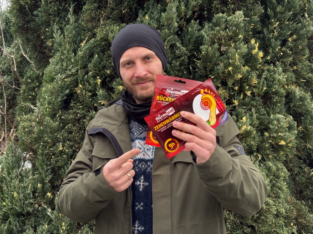 Ogrzewacze do stóp i ciała Thermopad w lesie